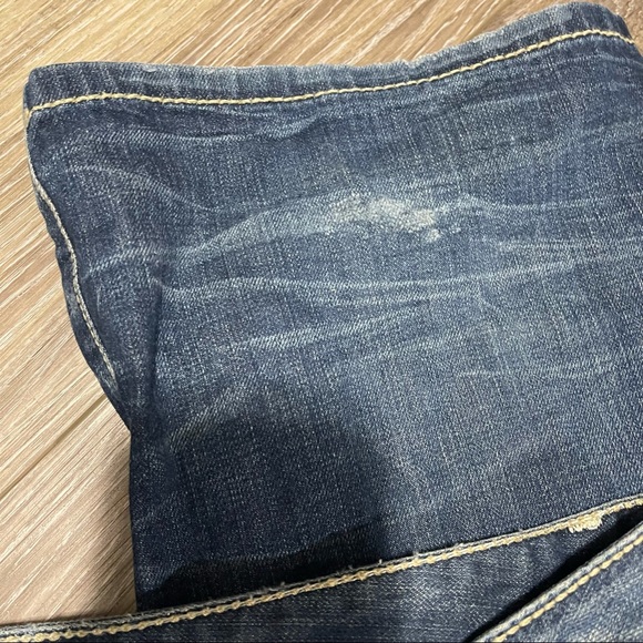 Robin’s Jeans embellished distressed straight leg jeans size 40 x 34 - Picture 10 of 11